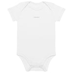 Musical Organic cotton baby bodysuit - I will play the Double Bass