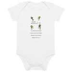 Musical Organic cotton baby bodysuit - I'm a little mouse